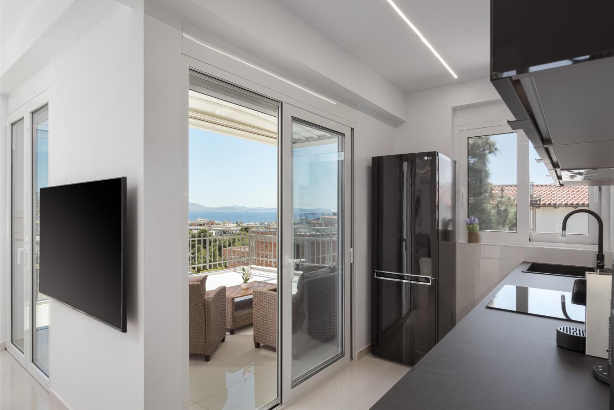 Athenian Riviera Penthouse Apartment Varkiza Ngoại thất bức ảnh